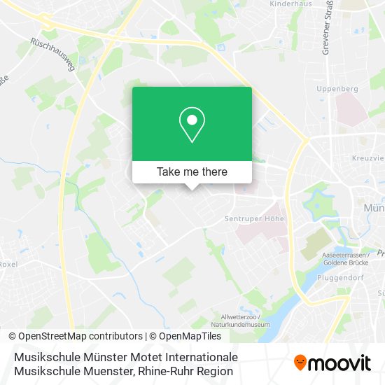 Карта Musikschule Münster Motet Internationale Musikschule Muenster