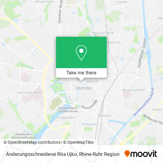 Карта Änderungsschneiderei Rita Ujko