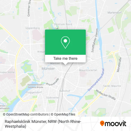 Raphaelsklinik Münster map