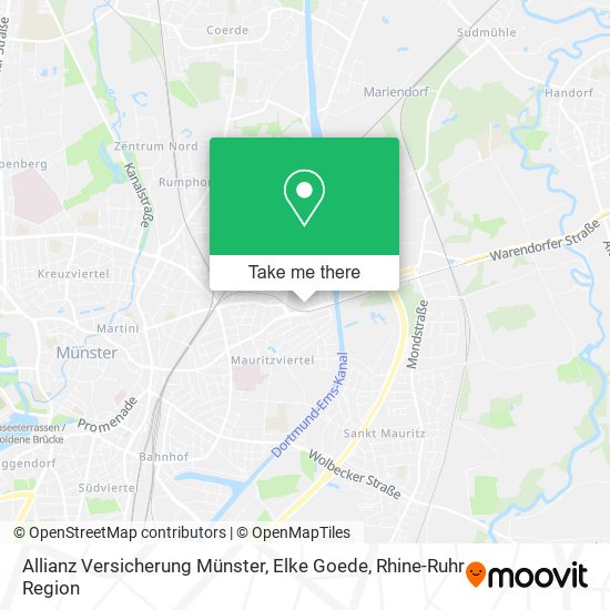 Allianz Versicherung Münster, Elke Goede map