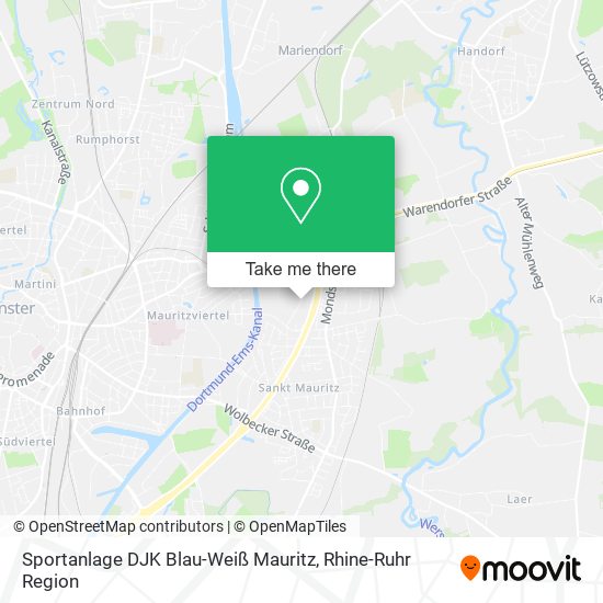 Sportanlage DJK Blau-Weiß Mauritz map