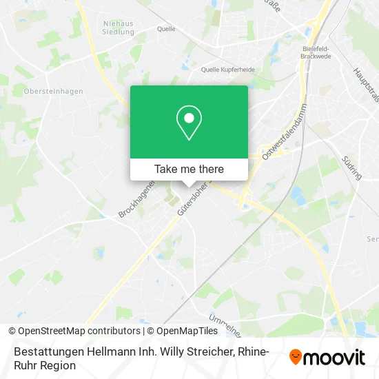 Карта Bestattungen Hellmann Inh. Willy Streicher