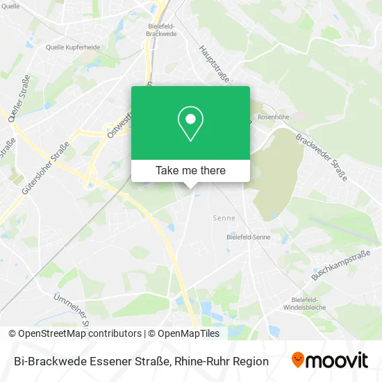 Карта Bi-Brackwede Essener Straße