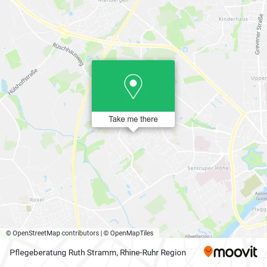 Карта Pflegeberatung Ruth Stramm