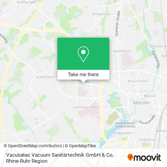 Карта Vacusatec Vacuum Sanitärtechnik GmbH & Co