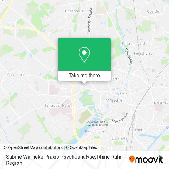 Sabine Warneke Praxis Psychoanalyse map