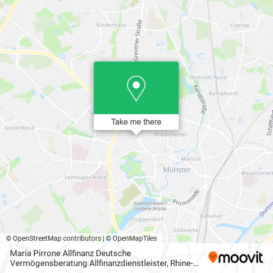 Maria Pirrone Allfinanz Deutsche Vermögensberatung Allfinanzdienstleister map