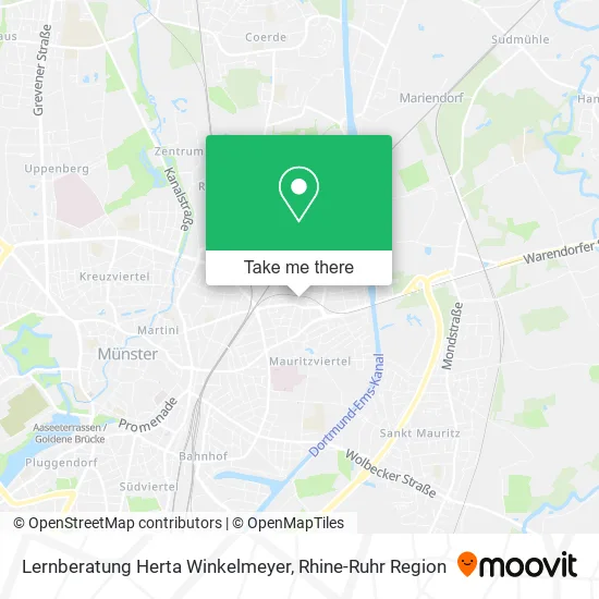 Карта Lernberatung Herta Winkelmeyer