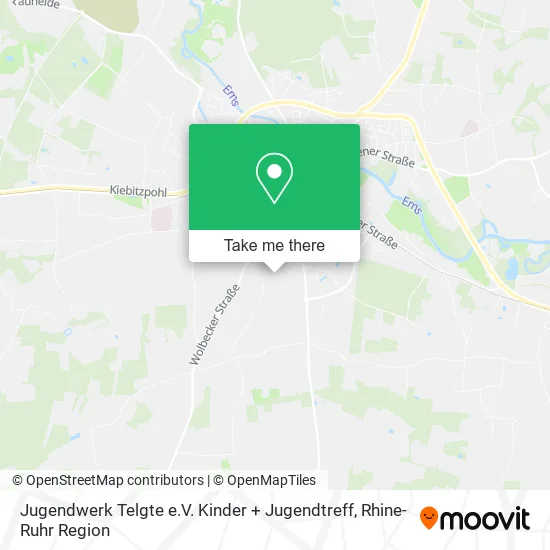 Карта Jugendwerk Telgte e.V. Kinder + Jugendtreff