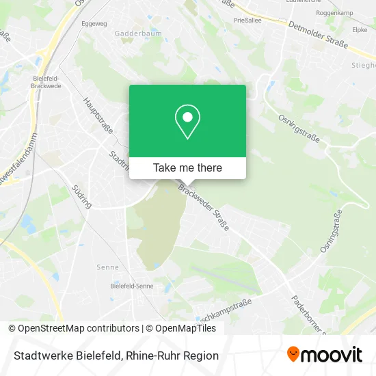 Карта Stadtwerke Bielefeld