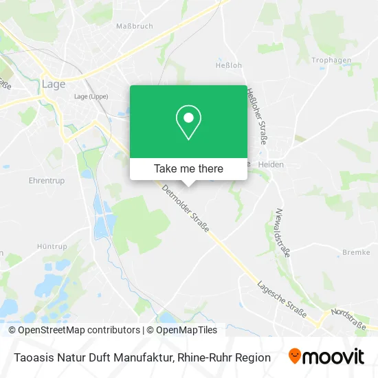 Карта Taoasis Natur Duft Manufaktur