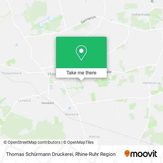Карта Thomas Schürmann Druckerei