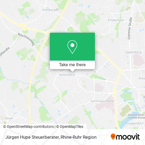 Карта Jürgen Hupe Steuerberater