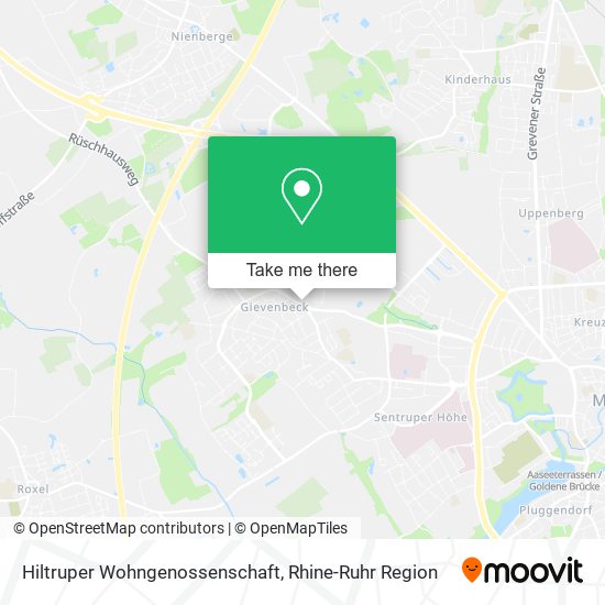 Hiltruper Wohngenossenschaft map
