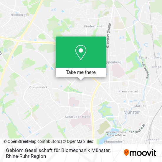 Gebiom Gesellschaft für Biomechanik Münster map