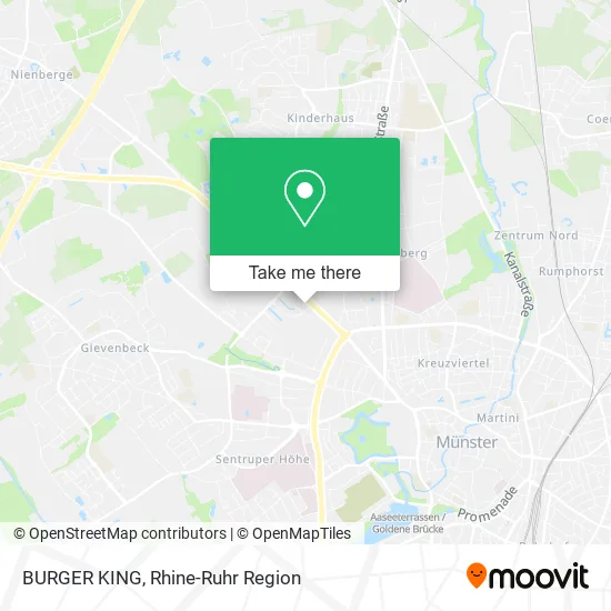 Карта BURGER KING