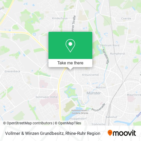 Vollmer & Winzen Grundbesitz map