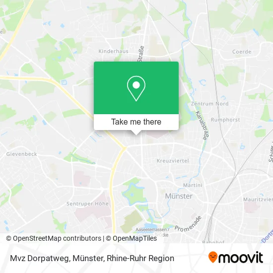Карта Mvz Dorpatweg, Münster
