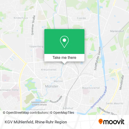 Карта KGV Mühlenfeld