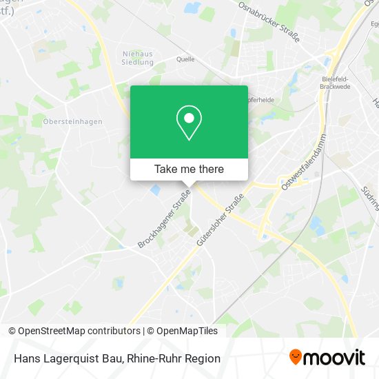 Hans Lagerquist Bau map