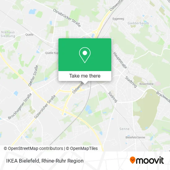 Карта IKEA Bielefeld