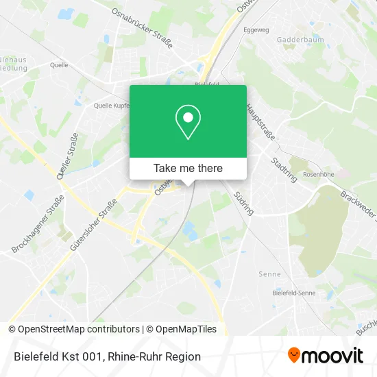 Карта Bielefeld Kst 001