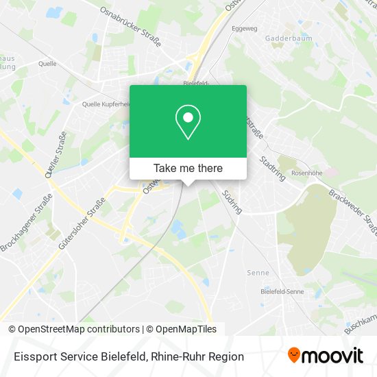 Eissport Service Bielefeld map