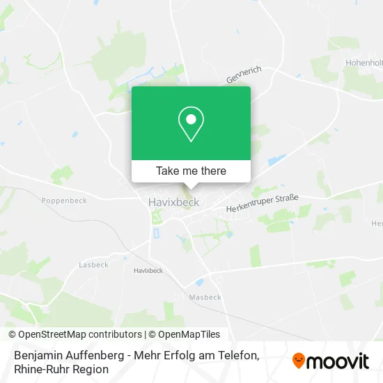 Карта Benjamin Auffenberg - Mehr Erfolg am Telefon
