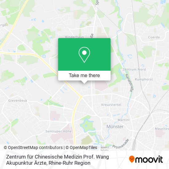 Zentrum für Chinesische Medizin Prof. Wang Akupunktur Ärzte map