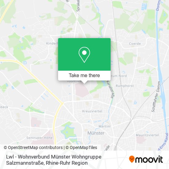 Lwl - Wohnverbund Münster Wohngruppe Salzmannstraße map