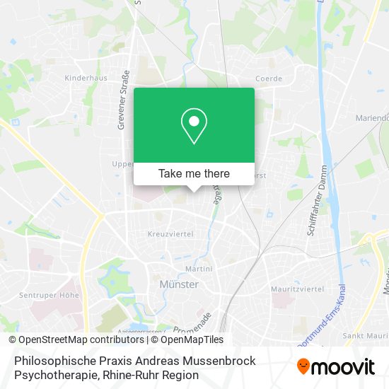 Philosophische Praxis Andreas Mussenbrock Psychotherapie map