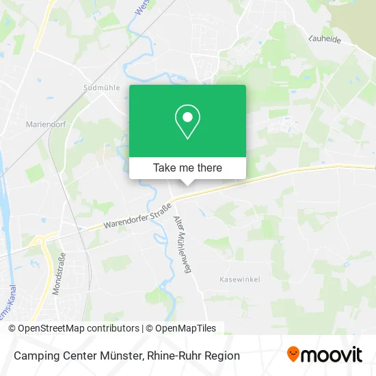Карта Camping Center Münster