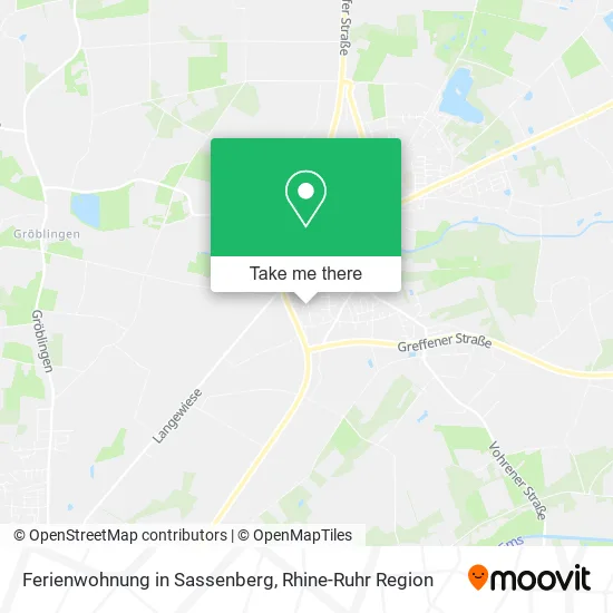 Карта Ferienwohnung in Sassenberg