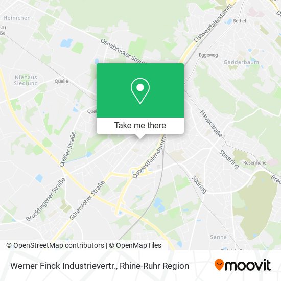 Werner Finck Industrievertr. map