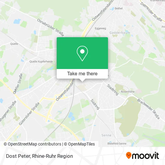 Карта Dost Peter