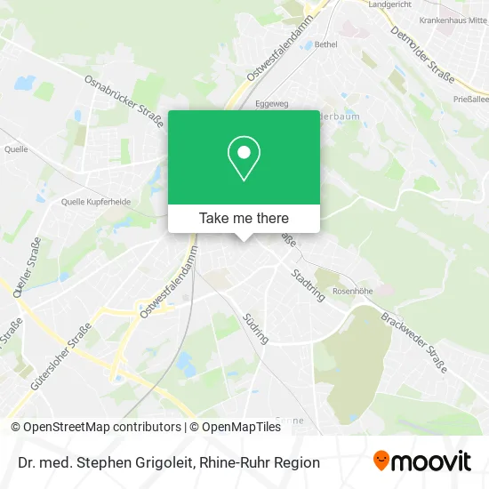 Карта Dr. med. Stephen Grigoleit
