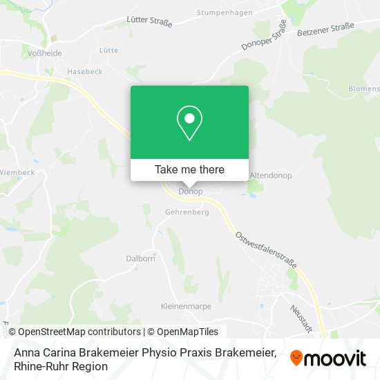 Anna Carina Brakemeier Physio Praxis Brakemeier map