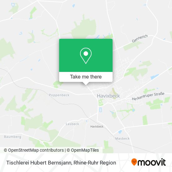 Tischlerei Hubert Bernsjann map