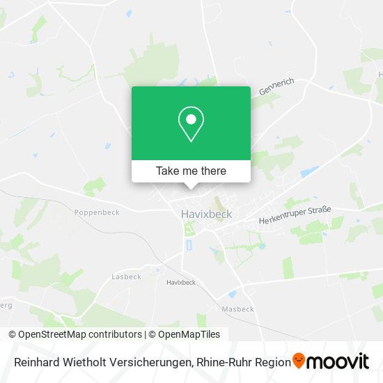 Reinhard Wietholt Versicherungen map