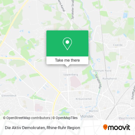 Die Aktiv Demokraten map