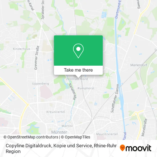 Карта Copyline Digitaldruck, Kopie und Service