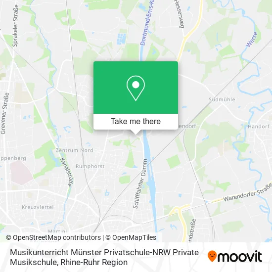 Карта Musikunterricht Münster Privatschule-NRW Private Musikschule