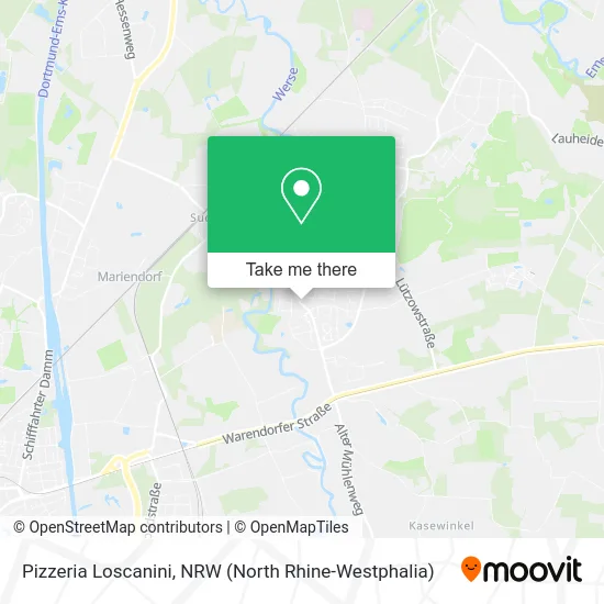 Pizzeria Loscanini map