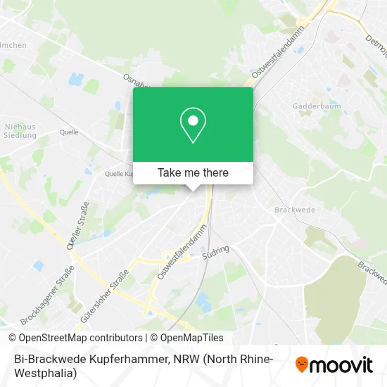 Bi-Brackwede Kupferhammer map