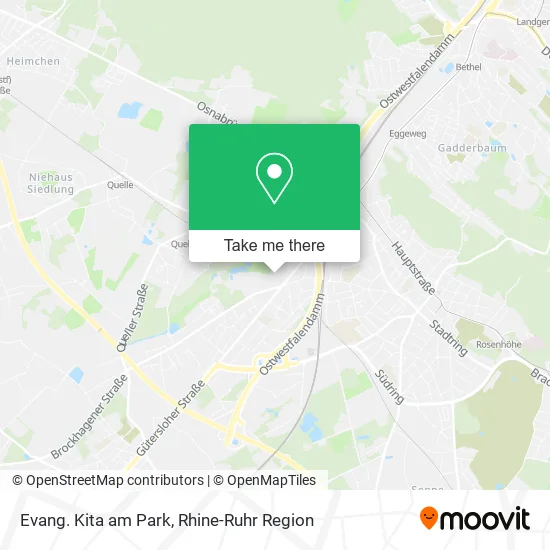 Evang. Kita am Park map