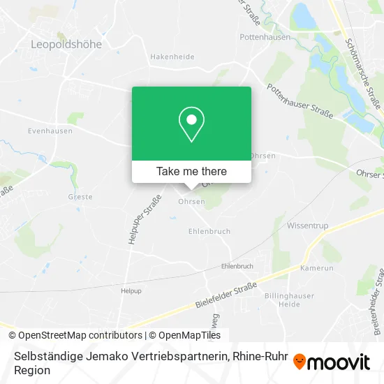 Карта Selbständige Jemako Vertriebspartnerin