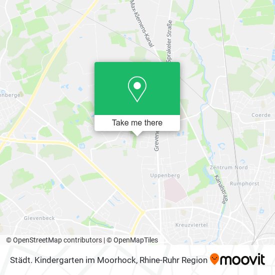 Städt. Kindergarten im Moorhock map