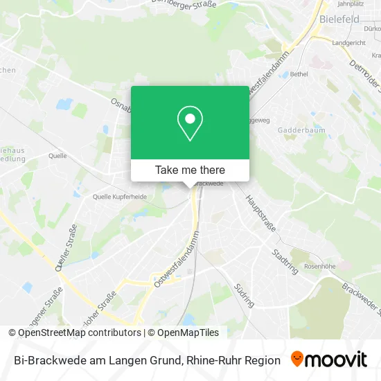 Карта Bi-Brackwede am Langen Grund