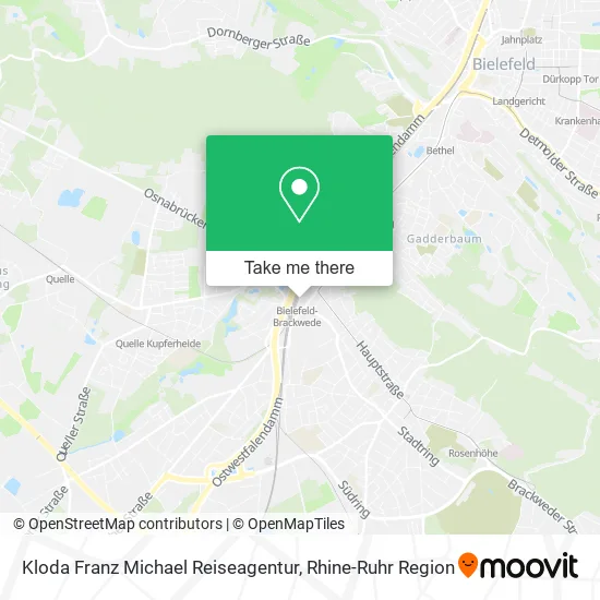 Карта Kloda Franz Michael Reiseagentur