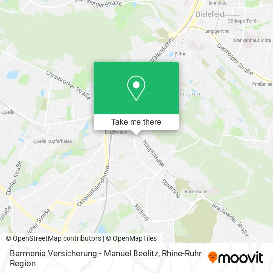 Barmenia Versicherung - Manuel Beelitz map